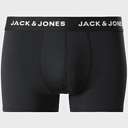 Jack And Jones - Set di 3 boxer neri in microfibra Basic