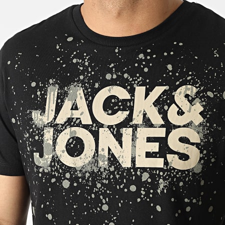 Jack And Jones - Tee Shirt New Splash Noir