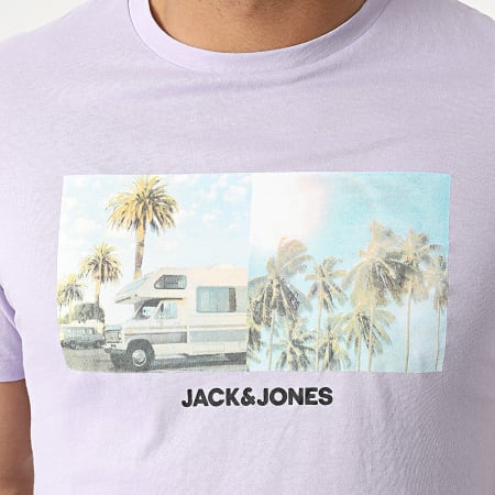 Jack And Jones - Tee Shirt Billboard Lavande