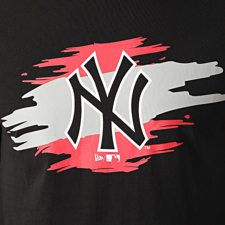 New Era - Tee Shirt Tear Logo New York Yankees 12893112 Noir