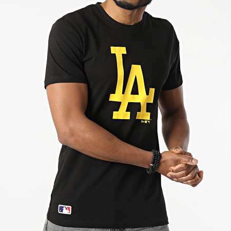 New Era - Tee Shirt Seasonal Team Logo Los Angeles Dodgers 12893128 Noir