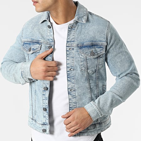 Only And Sons - Chaqueta Jean Come Trucker Lavado Azul