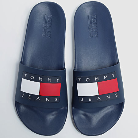 Tommy Jeans - Claquettes Flag Pool Slide 1021 Twilight Navy