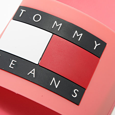 Tommy Jeans - Claquettes Femme Flag Pool Slide 1889 Rose