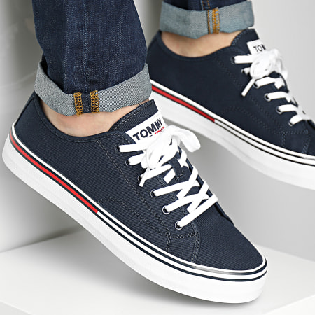 Tommy Jeans - Baskets Essential Low Cut 0962 Twilight Navy
