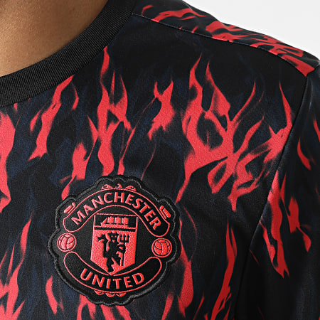 Adidas Sportswear - Maglia da calcio del Manchester United FC H63947 Nero Rosso