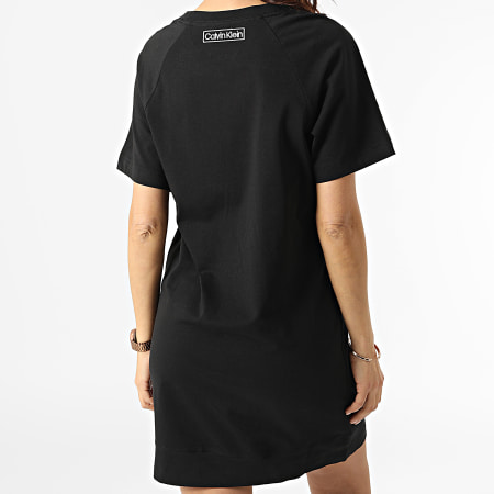 Calvin Klein - Robe Tee Shirt Femme Sleepwear QS6800 Noir