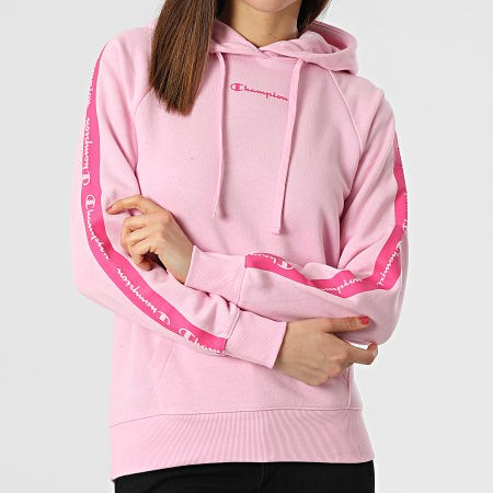 Roze champion hoodie cheap