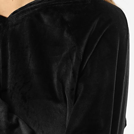 Only - Pull Capuche Femme Camille Noir