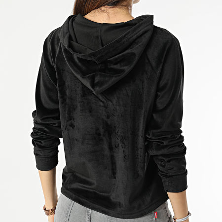 Only - Pull Capuche Femme Camille Noir