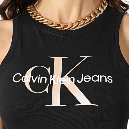 Calvin Klein Jeans - Robe Femme Seasonal Monogram 9180 Noir