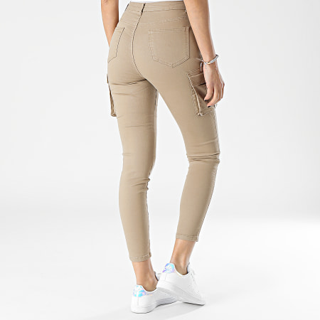 Girls Outfit Jean Skinny Femme C9158 Marron LaBoutiqueOfficielle