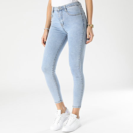 Girls Outfit - Jeans skinny donna B1259 lavaggio blu
