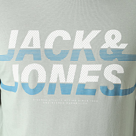 Jack And Jones - Camiseta de manga larga verde gris Charles