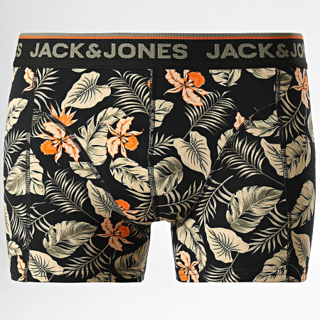 Jack And Jones - Lot De 3 Boxers Flower Noir Bleu Marine Floral