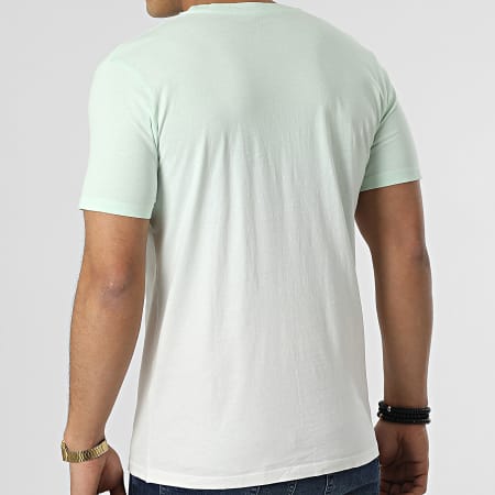 Jack And Jones - Camiseta Precio Verde Claro Blanco Degradado