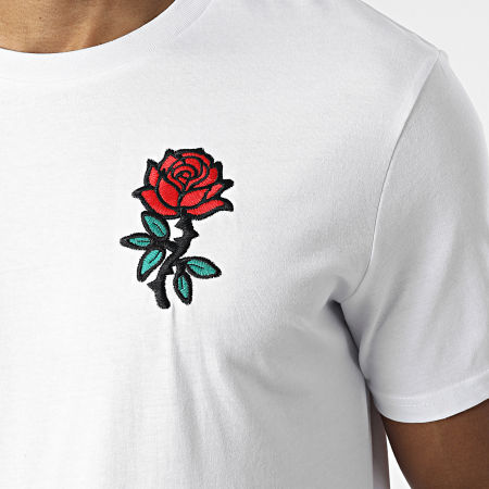Luxury Lovers - Camiseta Rosas Parisinas Blanco