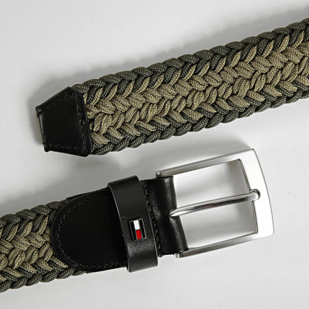 Tommy Hilfiger - Cintura elastica Adan 8473 Verde Khaki