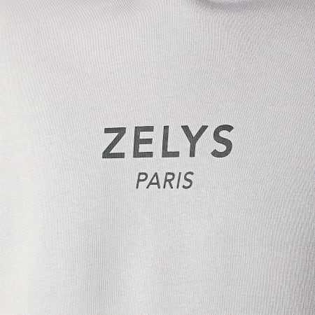 Zelys Paris - Felpa con cappuccio grigio Marvin