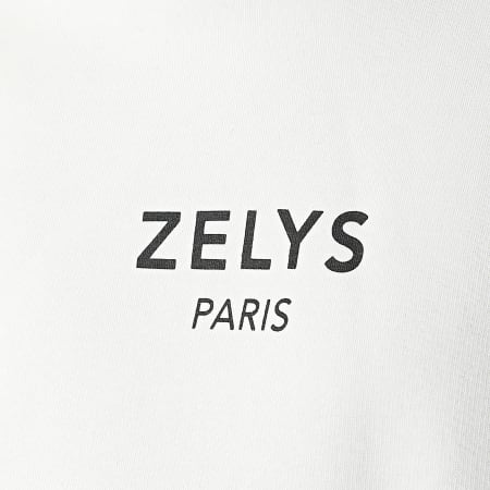 Zelys Paris - Felpa con cappuccio Marvin Bianco