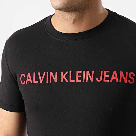 Calvin Klein - Maglietta istituzionale Logo 7856 Nero