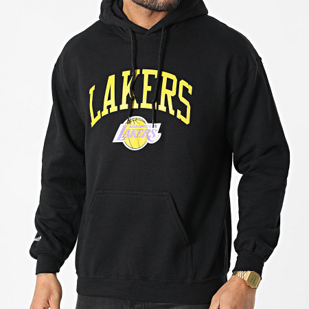 Mitchell and Ness - Sudadera Los Angeles Lakers Arch Negra