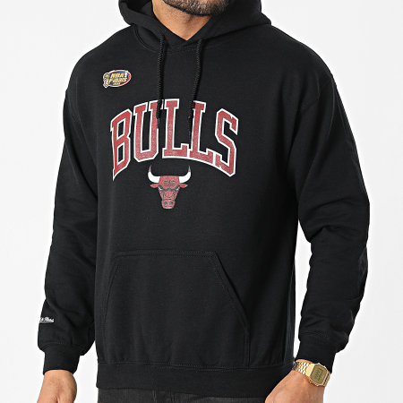 Mitchell and Ness - Sweat Capuche Chicago Bulls Arch Noir