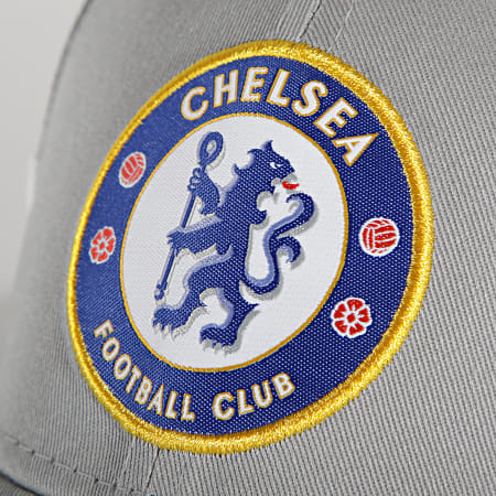 New Era - Cappellino laterale grigio 9Forty del Chelsea FC