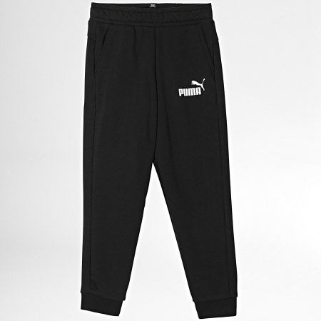 Puma - Pantaloni da jogging da bambino Essential Logo 586974 Nero