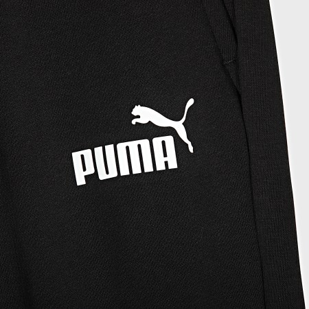 Puma - Pantaloni da jogging da bambino Essential Logo 586974 Nero