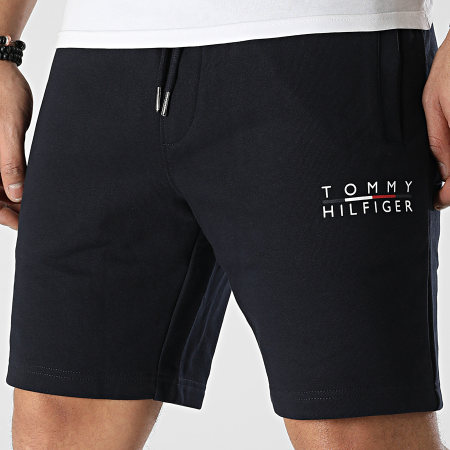 Tommy Hilfiger - Shorts Jogging Logo Cuadrados 4152 Azul Marino