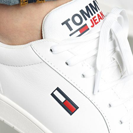 Tommy Jeans - Baskets City Leather 0956 White