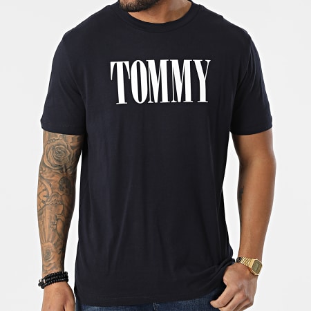 Tommy Hilfiger - Tee Shirt 2534 Bleu Marine