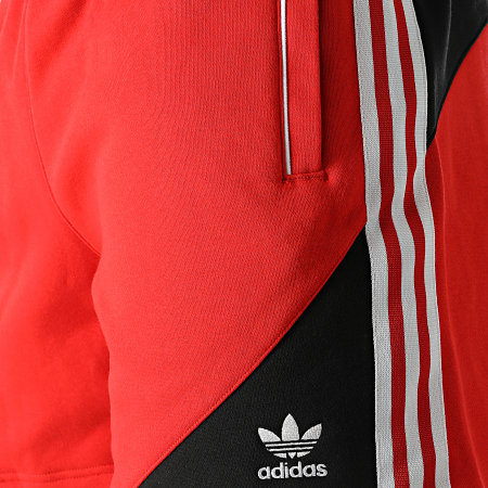 Adidas Originals - Short Jogging A Bandes SST HC2092 Rouge