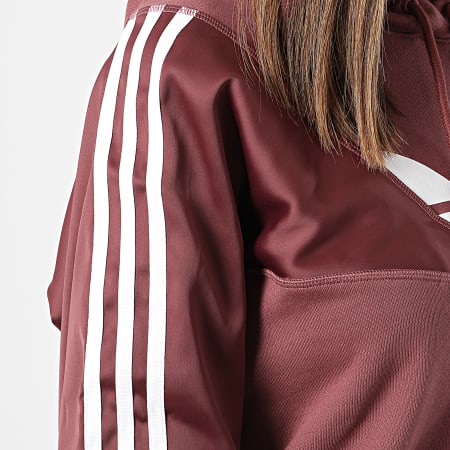 Adidas Originals - Sudadera con capucha para mujer HC7035 Burdeos