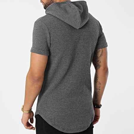 John H - DD5 Camiseta gris oversize con capucha
