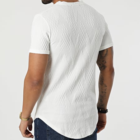 John H - Tee Shirt Oversize DD40 Blanc