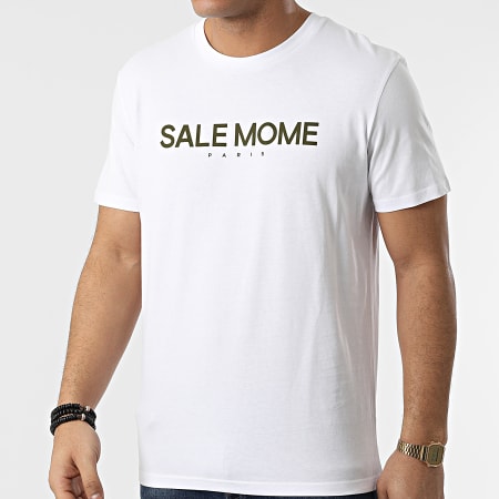 Sale Môme Paris - Maglietta Koala Bianco Verde Khaki