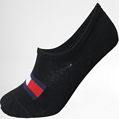 Tommy Hilfiger - Lote de 2 pares de calcetines invisibles 701219137 Negro