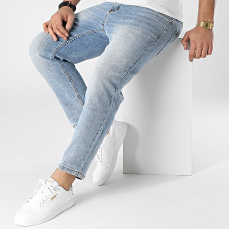 Frilivin - Jeans regolari in denim blu