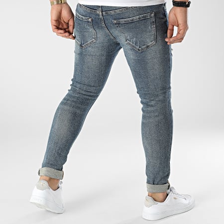 Frilivin - Jeans skinny in denim blu