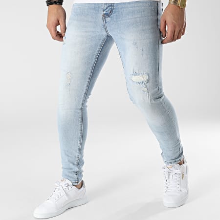 Frilivin - Jeans skinny con lavaggio blu