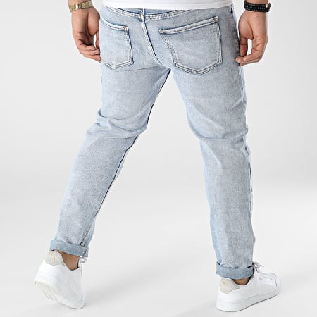 Frilivin - Jeans regolari con lavaggio blu