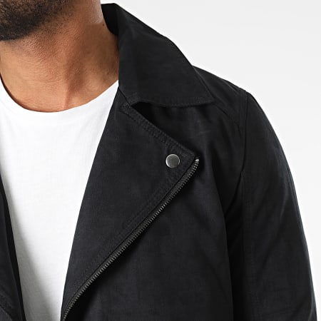 Jack And Jones - Veste Zippée Suédine Nolan Noir