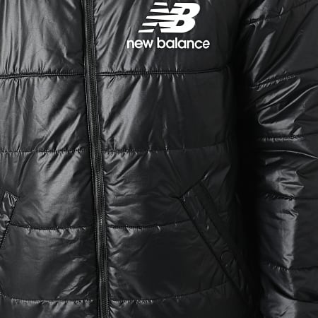 New Balance - Chaqueta con capucha MJ13513 Negro