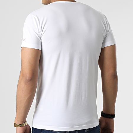 Eden Park - Tee Shirt Col V E351E60 Blanc