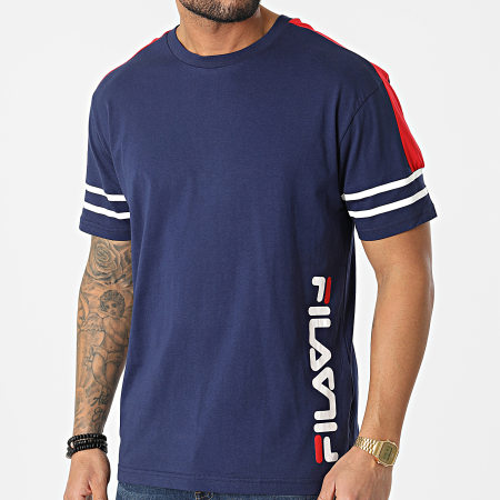 Fila - Camiseta a rayas Barstow FAM0079 Azul Marino