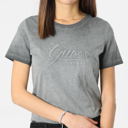 Guess - Camiseta mujer W2GI09 Gris antracita