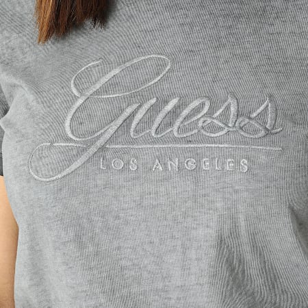 Guess - Tee Shirt Femme W2GI09 Gris Anthracite