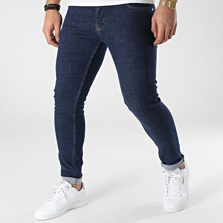 KZR - P22-002 Jeans skinny in denim blu